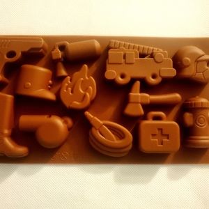 Firetruck and Accessories Silicone Mold